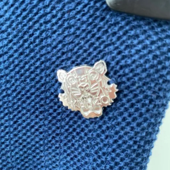 Navy Kenzo Flare Skirt - Size S - Picture 6 of 7